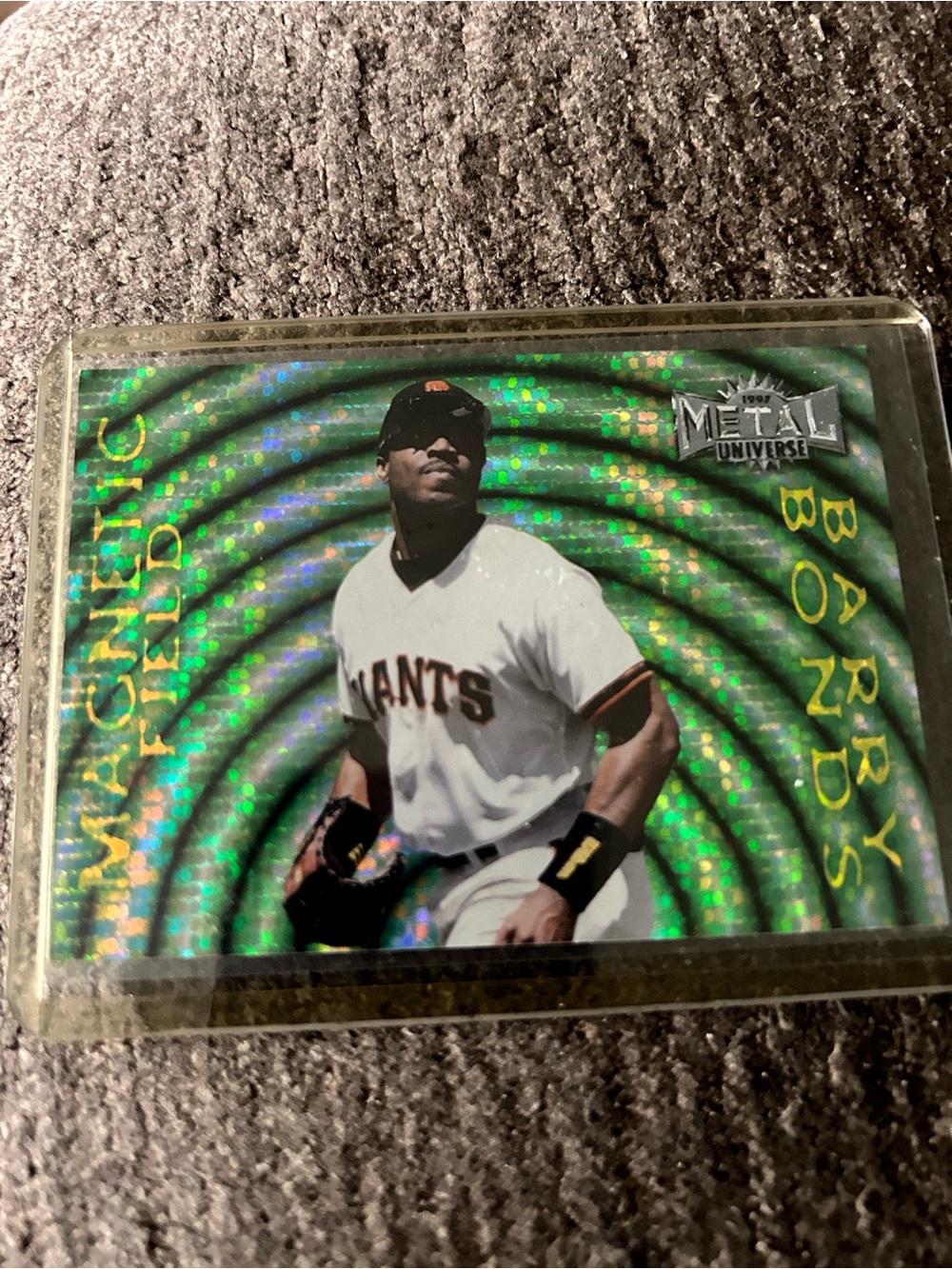 1997 Metal Universe Magnetic Field Barry Bonds